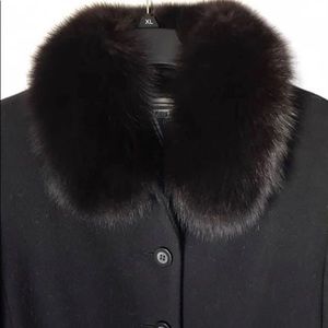 Marvin Richards Fox Fur trimmed coat
